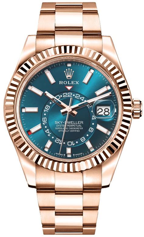 rolex rose gold sky-dweller|Rolex Sky-Dweller 336935 price.